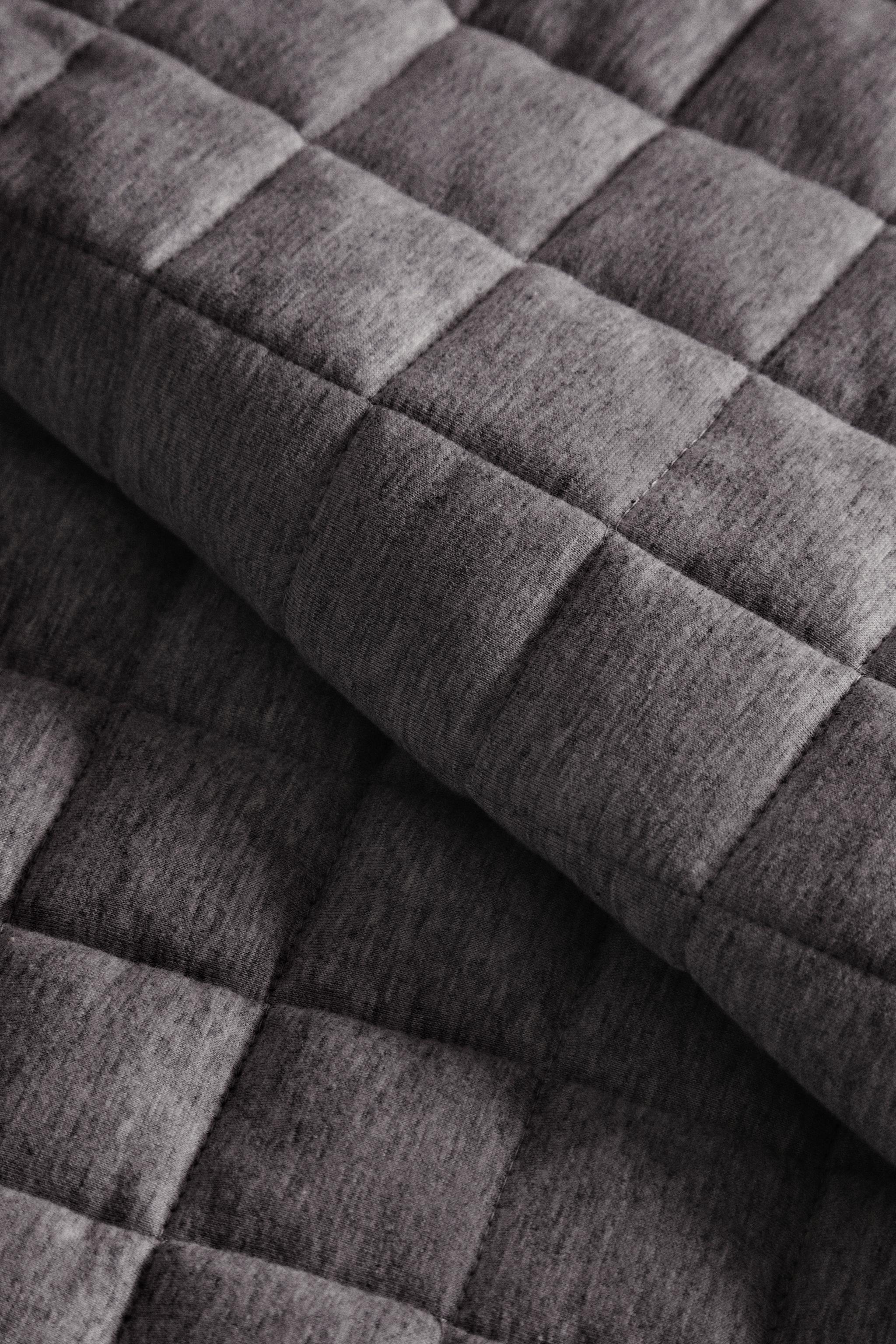 GREY MELANGE JERSEY DUVET